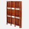 3 Shelf Solid Wood Folding Bookcase No Assembly Required for Home Office Storage and Display